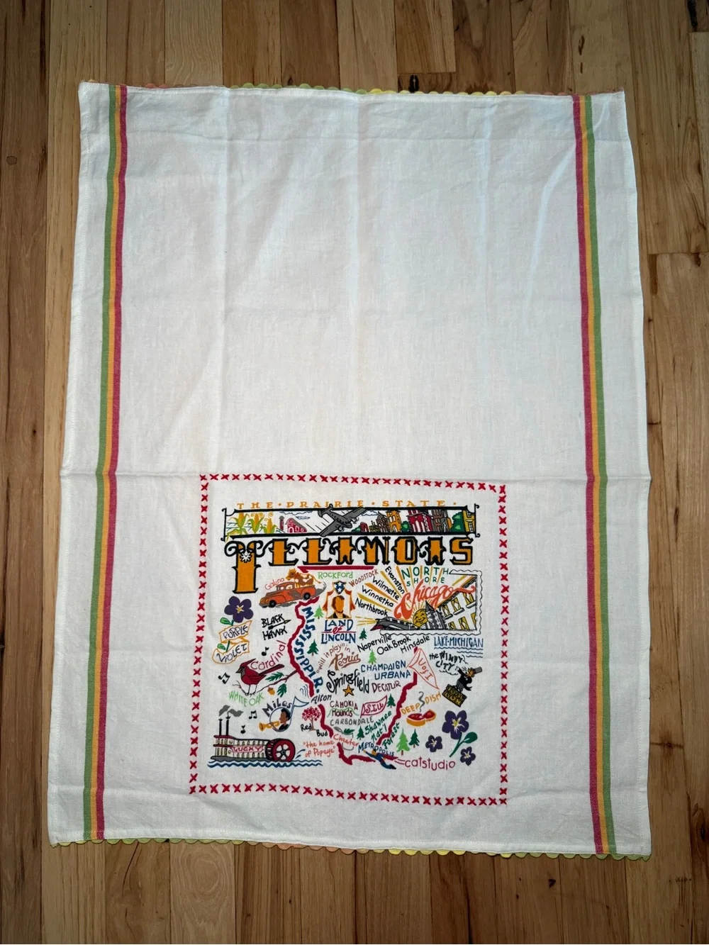 CatStudio Illinois Dish Tea Towel